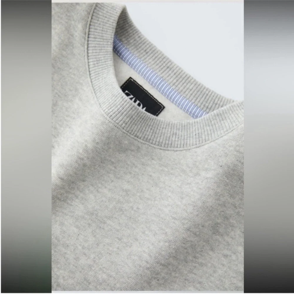 Zara kids, gray marl, CONTRASTING STRIPED PLUSH DRESS, 8-9 years